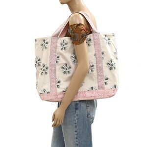 Bell By Alicia Bell Large Beach Shoulder Tote Bag Floral Printed Cotton 284892